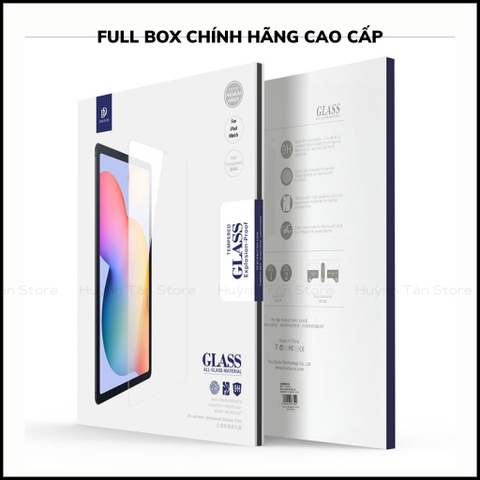 Cường lực ipad mini 6 8.3 inch trong suốt KHÔNG VIỀN ĐEN chống bám vân tay chính hãng DUXDUCIS phụ kiện