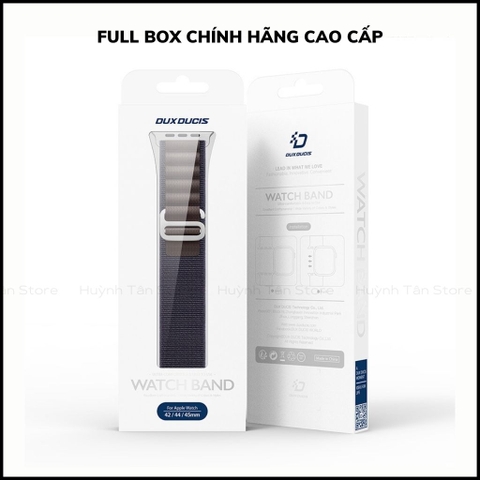 Dây đồng hồ thông minh apple watch series 9 8 7 6 5 4 3 se ultra chất liệu dệt nylon cao cấp gs series chính hãng duxducis