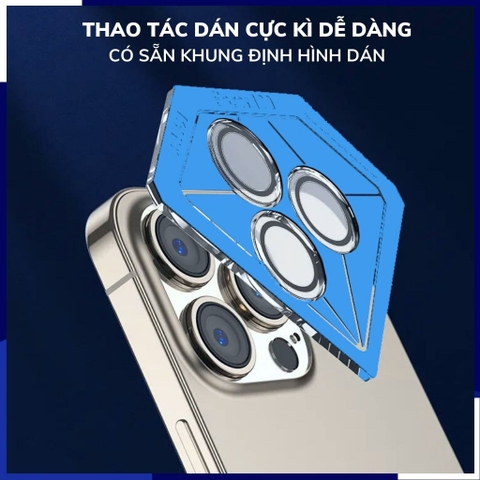 Cường lực camera iphone 14 pro, 14 pro max chính hãng KUZOOM viền nhiều màu chất lượng rõ nét bảo vệ toàn diện cụm camera phụ kiện huỳnh tân store