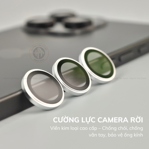 Kính cường lực lens camera Iphone 16 pro max, 16 pro , 16 plus , ip 16, 15 pro max , 15 pro , 15 plus, ip 15 chống chói AR, lóp phủ AF cao cấp, có khung tự dán  phụ kiện huỳnh tân store