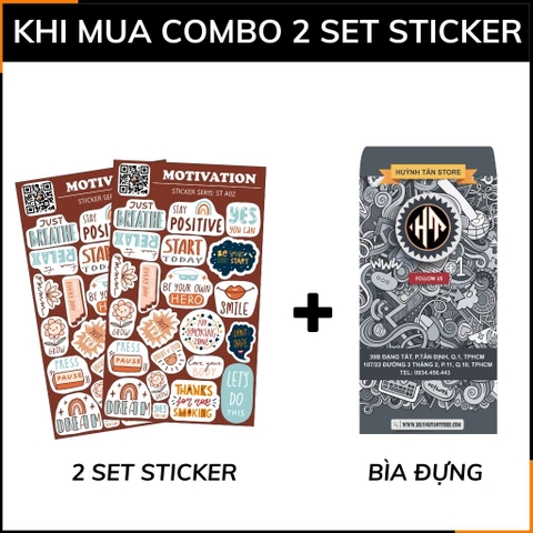 Sticker những câu thành ngữ hay Motivation ST A02 chống thấm xước dán trên mọi bề mặt dễ dàng gỡ bỏ không để lại keo phụ kiện huỳnh tân store