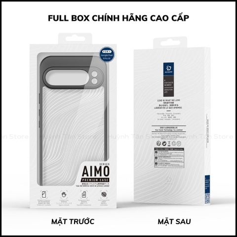 Ốp lưng google pixel 9 pro xl aimo chính hãng duxducis chống va đập trong suốt không ố vàng huỳnh tân store