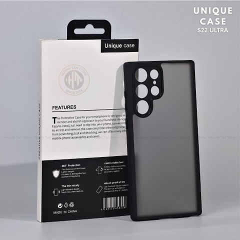 Ốp lưng samsung s25 ultra s25 edge s24 fe s23 fe s22 ultra chống sốc chống vân tay UNIQUE bảo vệ camera phụ kiện huỳnh tân store