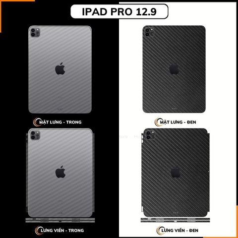 Dán skin ipad pro 11 gen 8 mini 6 air 2020 inch full body và camera vân carbon phụ kiện huỳnh tân store.