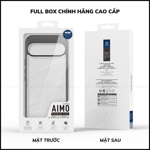 Ốp lưng google pixel 9 9 pro aimo chính hãng duxducis chống va đập trong suốt không ố vàng huỳnh tân store