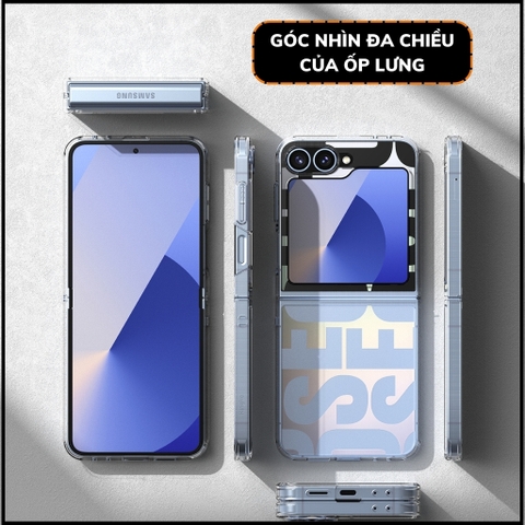Ốp lưng z flip 6 RINGKE chính hãng trong suốt chống sốc FUSION X chống ố vàng phụ kiện huỳnh tân store