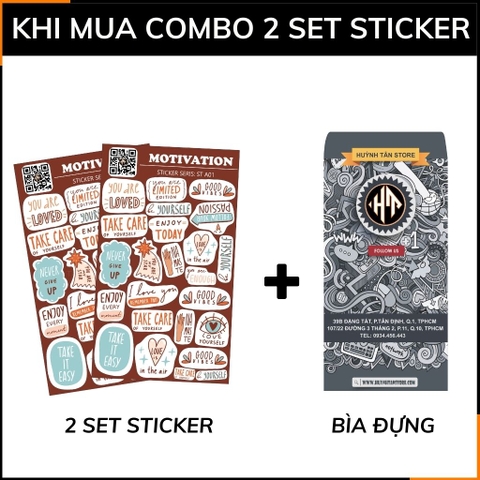 Sticker những câu thành ngữ hay Motivation ST A01 chống thấm xước dán trên mọi bề mặt dễ dàng gỡ bỏ không để lại keo phụ kiện huỳnh tân store