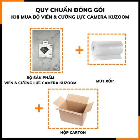 Kính cường lực camera iphone 16 pro max ip 16 pro trong suốt viền đen chính hãng KUZOOM bảo vệ lens camera