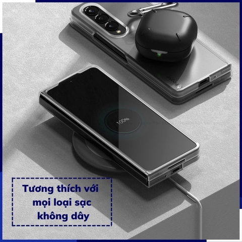 Ốp lưng samsung z fold 4 trong suốt và nhám mờ chống sốc Ringke Fusion chính hãng Korea bảo vệ camera huỳnh tân store