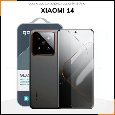Kính cường lực trong suốt Xiaomi 17 Pro Max , 15T Pro , 14T , 14 , 13 KHÔNG FULL MÀN chống bám vân tay chính hãng GOR