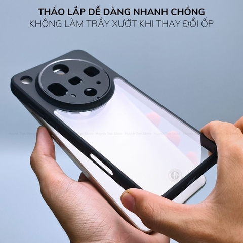 Ốp lưng oppo find x8 ultra x8 pro x8s plus x7 ultra chống sốc chống vân tay UNIQUE bảo vệ camera phụ kiện huỳnh tân store