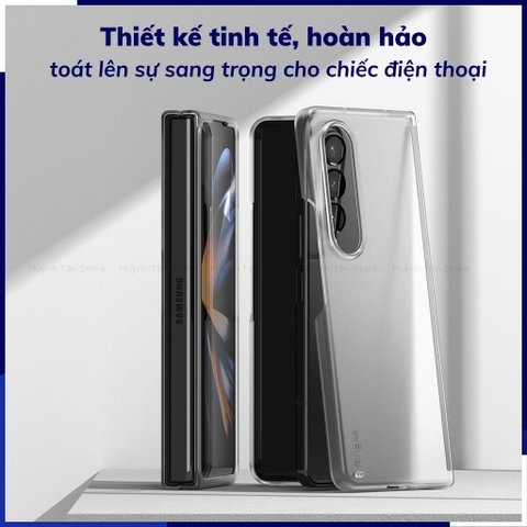 Ốp lưng samsung z fold 4 trong suốt và nhám mờ chống sốc Ringke Fusion chính hãng Korea bảo vệ camera huỳnh tân store