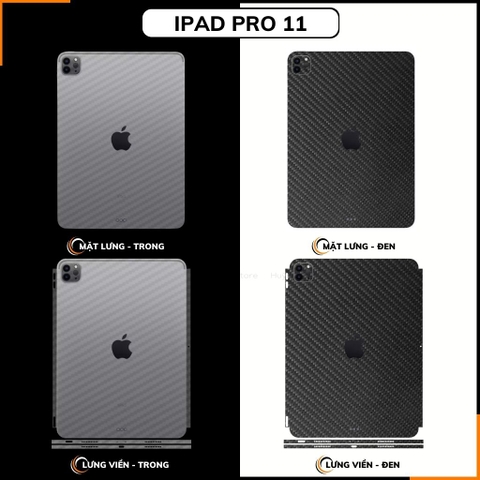 Dán skin ipad pro 11 gen 8 mini 6 air 2020 inch full body và camera vân carbon phụ kiện huỳnh tân store.