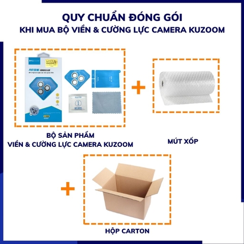Cường lực camera iphone 14 pro, 14 pro max chính hãng KUZOOM viền nhiều màu chất lượng rõ nét bảo vệ toàn diện cụm camera phụ kiện huỳnh tân store