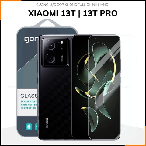 Kính cường lực trong suốt Xiaomi 17 Pro Max , 15T Pro , 14T , 14 , 13 KHÔNG FULL MÀN chống bám vân tay chính hãng GOR