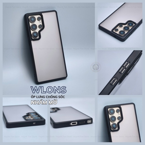 Ốp lưng samsung s25 ultra s25 plus s25 edge s24 ultra chống sốc chính hãng WLONS phụ kiện huỳnh tân store
