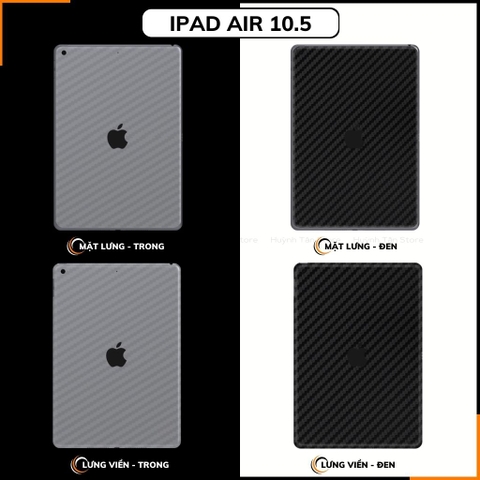 Dán skin ipad pro 11 gen 8 mini 6 air 2020 inch full body và camera vân carbon phụ kiện huỳnh tân store.