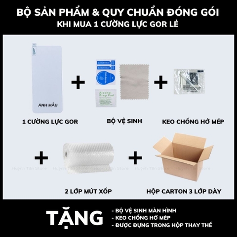 Kính cường lực trong suốt Vivo X300 Pro , X200 Pro Mini , X200s , X100s  KHÔNG FULL MÀN chống bám vân tay chính hãng GOR