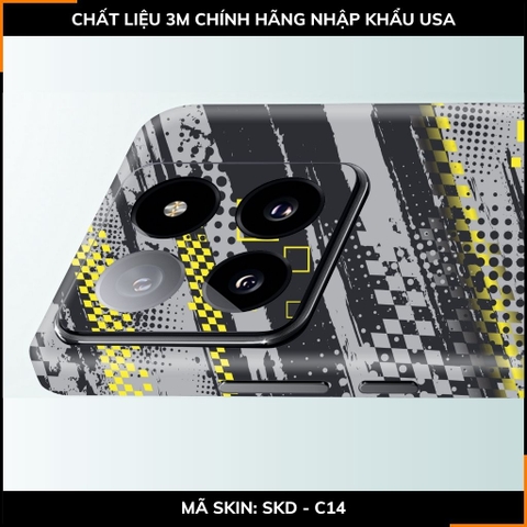 Dán skin điện thoại Xiaomi Mi 14 , Mi 14 Pro full body và camera nhập khẩu chính hãng USA in hình Motobiker - SKD C14 phụ kiện điện thoại huỳnh tân store