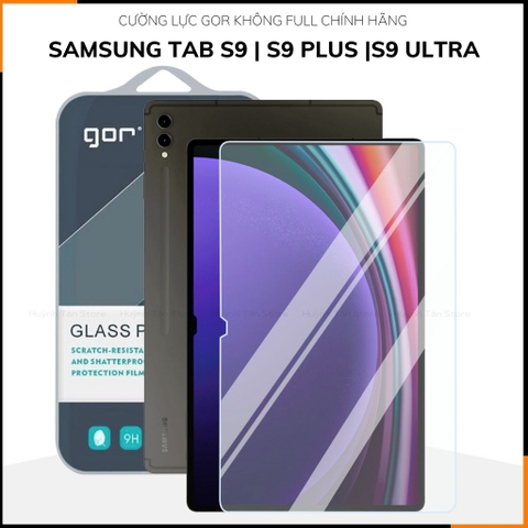Cường lực samsung tab s9 s9 plus s9 ultra trong suốt chống bám vân tay chính hãng GOR phụ kiện điện thoại huỳnh tân store