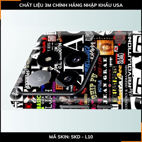 Dán skin điện thoại Xiaomi Mi 14 , Mi 14 Pro full body và camera nhập khẩu chính hãng USA in hình STICKER BOOM - SKD L10 phụ kiện điện thoại huỳnh tân store