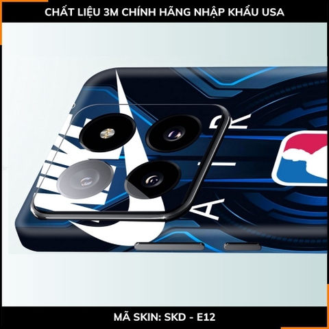 Dán skin điện thoại Xiaomi Mi 14 , Mi 14 Pro full body và camera nhập khẩu chính hãng USA in hình Thương Hiệu - SKD E12 phụ kiện điện thoại huỳnh tân store