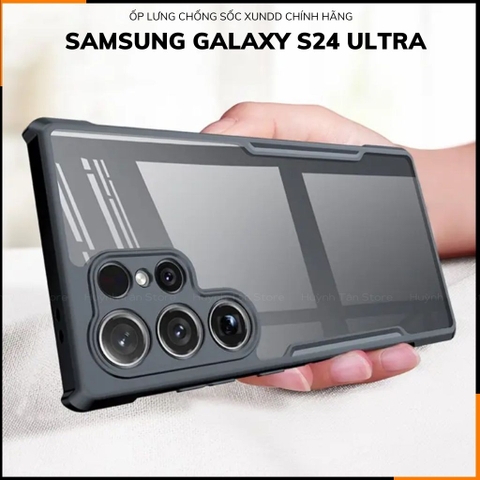 Ốp lưng samsung s24 ultra chống sốc xundd bảo vệ camera chính hãng chống ố vàng phụ kiện điện thoại huỳnh tân store