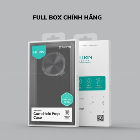 Ốp lưng Oppo Find X8 Ultra giá đỡ điện thoại bảo vệ camera chống sốc Nillkin CamShield ProP