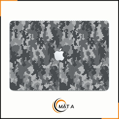 Dán skin macbook pro, macbook air chính hãng 3M nhập khẩu USA - SKIN 3M - MACBOOK - MAMBA WHITE - SK-B03-05 phụ kiện điện thoại huỳnh tân store