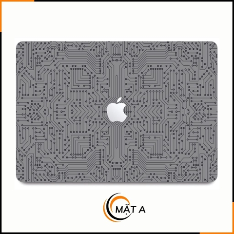 Dán skin macbook pro, macbook air chính hãng 3M nhập khẩu USA - SKIN 3M - MACBOOK - ELECTRIC WHITE  - SK B01 02   phụ kiện điện thoại huỳnh tân store