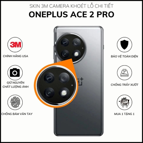 Miếng dán camera ace 2 pro skin 3m chính hãng từ USA chống trầy xướt mua 1 tặng 1 phụ kiện huỳnh tân store