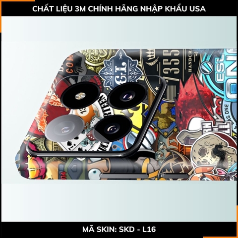 Dán skin điện thoại Xiaomi Mi 14 , Mi 14 Pro full body và camera nhập khẩu chính hãng USA in hình STICKER BOOM - SKD L16 phụ kiện điện thoại huỳnh tân store