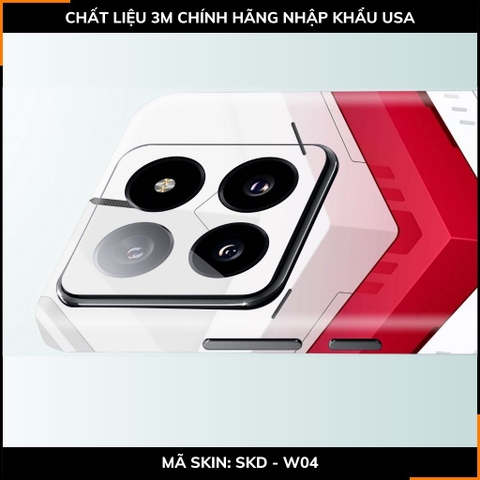 Dán skin điện thoại Xiaomi Mi 14 , Mi 14 Pro full body và camera nhập khẩu chính hãng USA in hình UNIQUE - SKD W04 phụ kiện điện thoại huỳnh tân store
