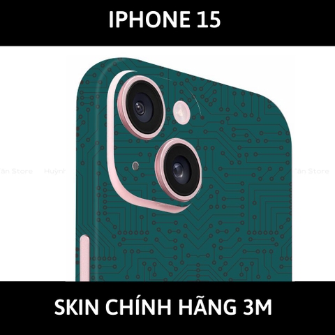 Dán skin điện thoại Iphone 15, Iphone 15 Plus full body và camera nhập khẩu chính hãng USA phụ kiện điện thoại huỳnh tân store - ELECTRIC GREEN - Warp Skin Collection