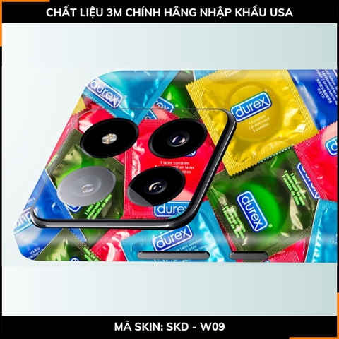 Dán skin điện thoại Xiaomi Mi 14 , Mi 14 Pro full body và camera nhập khẩu chính hãng USA in hình UNIQUE - SKD W09 phụ kiện điện thoại huỳnh tân store