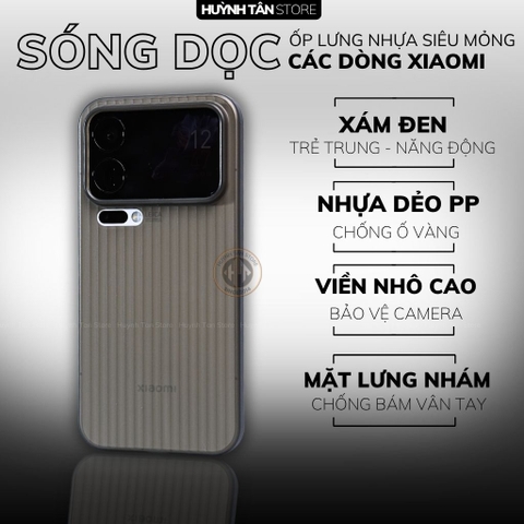 Ốp lưng Xiaomi 17 pro max, 17 pro, 17 SLIM siêu mỏng ôm sát thân máy bảo vệ camera phụ kiện huỳnh tân store