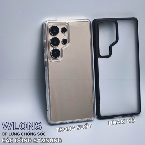 Ốp lưng samsung s25 ultra s25 plus s25 edge s24 ultra chống sốc chính hãng WLONS phụ kiện huỳnh tân store