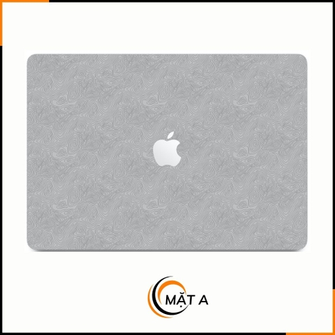 Dán skin macbook pro, macbook air chính hãng 3M nhập khẩu USA - SKIN 3M - MACBOOK - MAP GREY - SK-B13-03 phụ kiện điện thoại huỳnh tân store