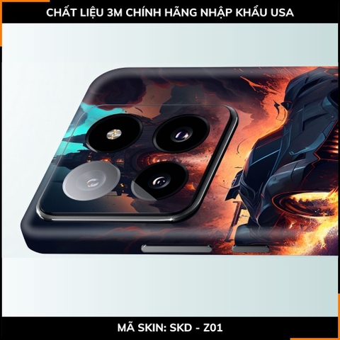 Dán skin điện thoại Xiaomi Mi 14 , Mi 14 Pro full body và camera nhập khẩu chính hãng USA in hình SUPER MAN - SKD Z01 phụ kiện điện thoại huỳnh tân store