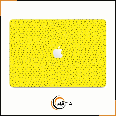 Dán skin macbook pro, macbook air chính hãng 3M nhập khẩu USA - SKIN 3M - MACBOOK - MANY STICKER YELLOW - SK-B14-06 phụ kiện điện thoại huỳnh tân store