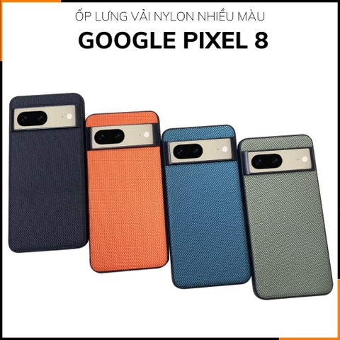 Ốp lưng pixel 8 nhựa dẻo vải nylon nhiều màu chống bám vân tay bảo vệ camera phụ kiện huỳnh tân store