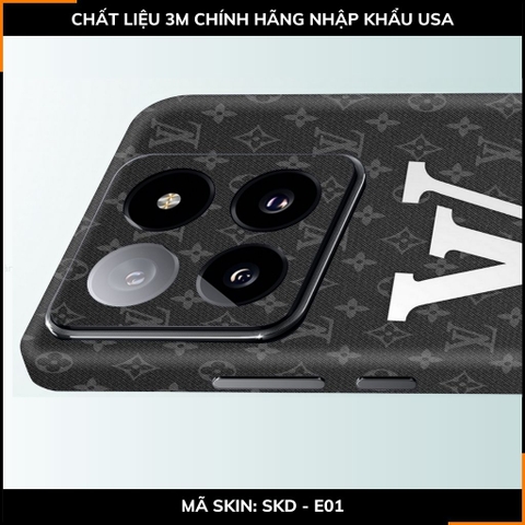 Dán skin điện thoại Xiaomi Mi 14 , Mi 14 Pro full body và camera nhập khẩu chính hãng USA in hình Thương Hiệu - SKD E01 phụ kiện điện thoại huỳnh tân store