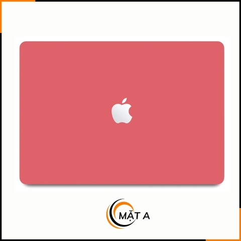 Dán skin macbook pro, macbook air chính hãng 3M nhập khẩu USA - SKIN 3M - MACBOOK - PASTEL RED  - SK A01 04 phụ kiện điện thoại huỳnh tân store
