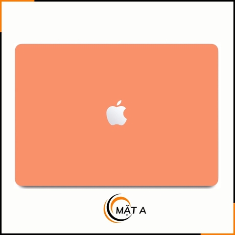 Dán skin macbook pro, macbook air chính hãng 3M nhập khẩu USA - SKIN 3M - MACBOOK - PASTEL ORANGE  - SK A01 07 phụ kiện điện thoại huỳnh tân store