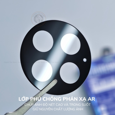 Kính cường lực camera Oneplus 13 FULL ĐEN chống chói công nghệ AR có khung tự dán chống trầy bảo vệ toàn diện phụ kiện huỳnh tân store