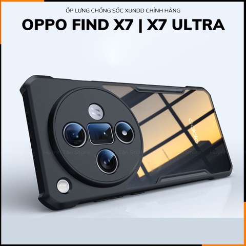 Ốp lưng oppo find x7, x7 ultra chống sốc xundd bảo vệ camera chính hãng chống ố vàng phụ kiện điện thoại huỳnh tân store