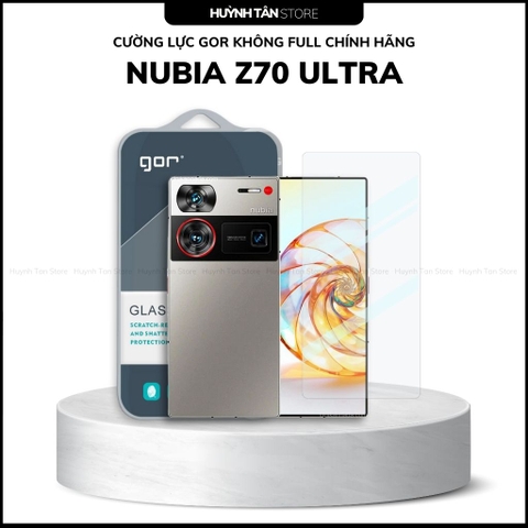 Cường lực nubia z70 ultra trong suốt KHÔNG FULL MÀN chống bám vân tay chính hãng GOR
