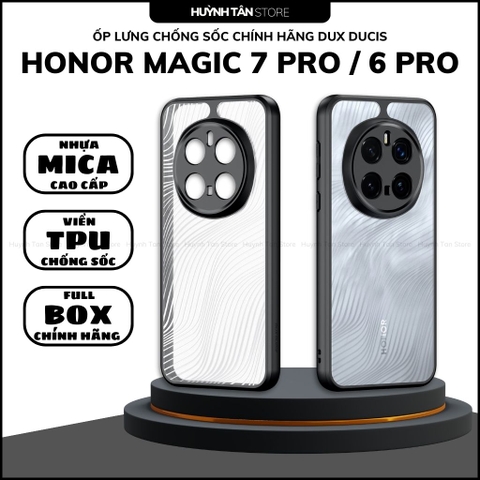 Ốp lưng honor magic 7 pro 6 pro aimo chính hãng duxducis chống va đập trong suốt không ố vàng