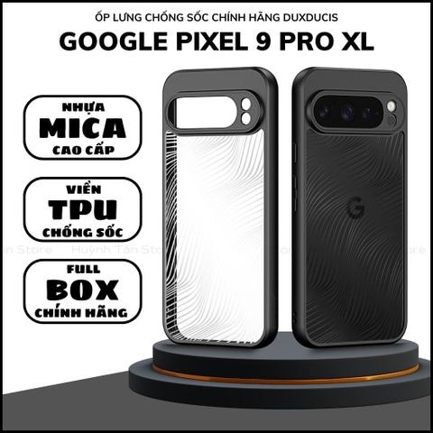 Ốp lưng google pixel 9 pro xl aimo chính hãng duxducis chống va đập trong suốt không ố vàng huỳnh tân store