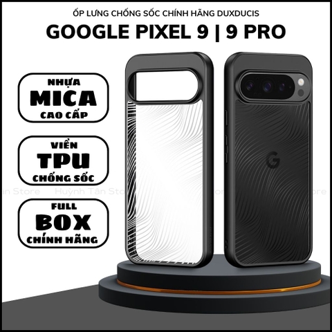 Ốp lưng google pixel 9 9 pro aimo chính hãng duxducis chống va đập trong suốt không ố vàng huỳnh tân store